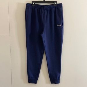 FILA Mens Navy Sweatpants L